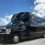 Wine tour bus by Vineyard Coast Transportation