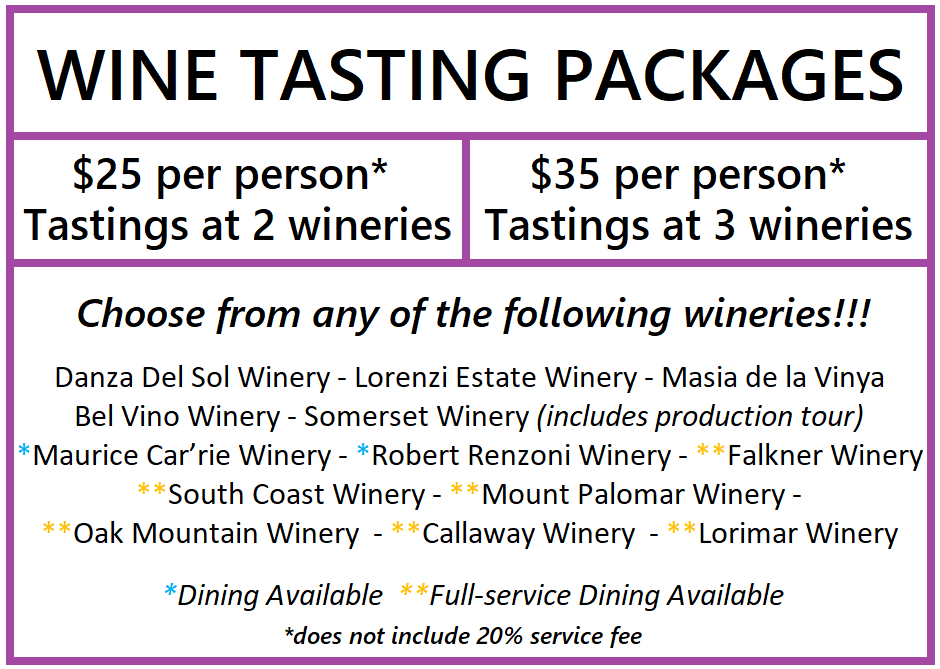 wine tour packages